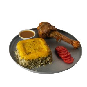 باقالی پلو با ماهیچه درباری